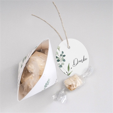 Geschenkbox Hochzeit fliegende blätter-schachtel - vue 3