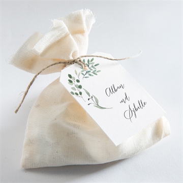 Geschenkanhänger Hochzeit fliegende blätter - vue 2