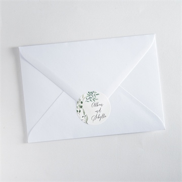 Aufkleber Hochzeit fliegende blätter - vue 3