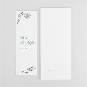 Dankeskarte Hochzeit fliegende blätter - vue 4