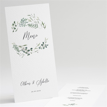 Menükarte Hochzeit ref. N221172