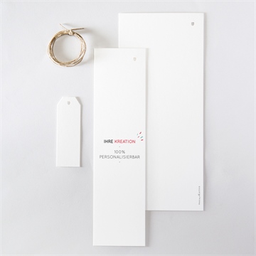 Geburtskarte blanco - 21x9cm (n93162) - vue 5