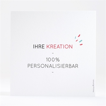 Geburtskarte blanco - 13,5x13,5cm (n351382 - vue 4