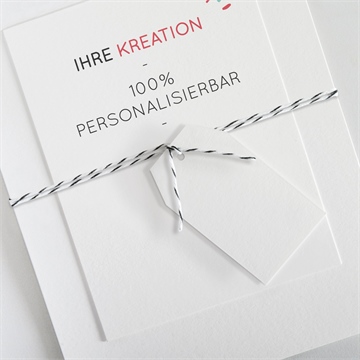 Hochzeitseinladung blanco 14,5x21cm (n99166) - vue 2