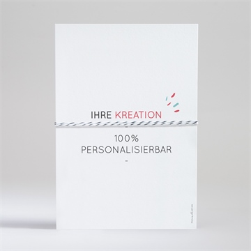 Hochzeitseinladung blanco 14,5x21cm (n99166) - vue 4