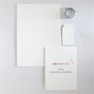 Hochzeitseinladung blanco 14,5x21cm (n99166) - vue 5