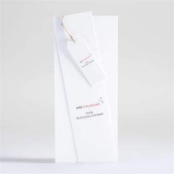 Hochzeitseinladung blanco 21x9cm (n93160)