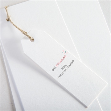 Hochzeitseinladung blanco 21x9cm (n93160) - Vue 2