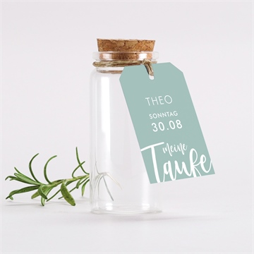 Glasfläschchen mit Korken Taufe ref. N291371