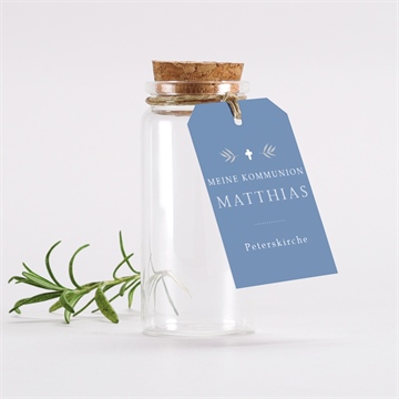 Glasfläschchen mit Korken Kommunion ref. N291395