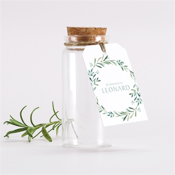 Glasfläschchen mit Korken Kommunion ref. N291361