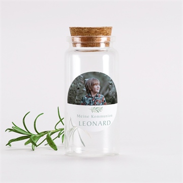 Glasfläschchen mit Korken Kommunion ref. N3601384