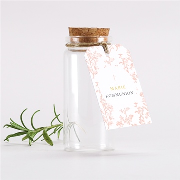 Glasfläschchen mit Korken Kommunion ref. N291380