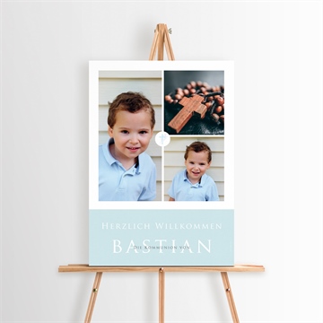 Willkommensschild Kommunion inbrunst