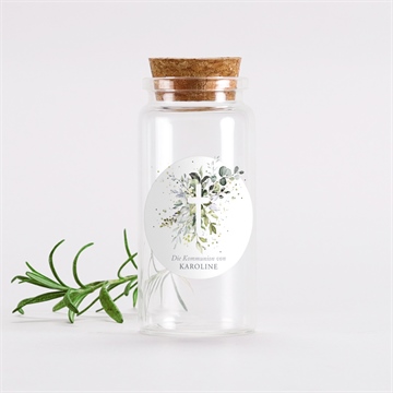 Glasfläschchen mit Korken Kommunion ref. N3601527