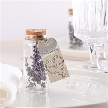 Glasfläschchen mit Korken Hochzeit strandliebe - vue 2