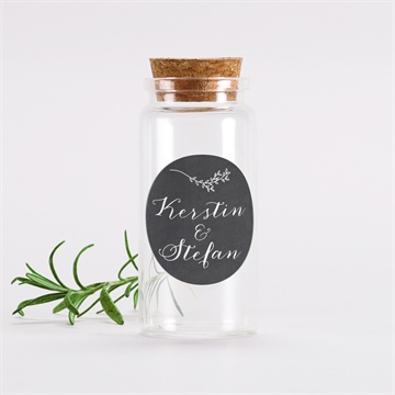 Glasfläschchen mit Korken Hochzeit ref. N3601454