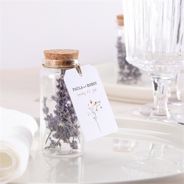 Glasfläschchen mit Korken Hochzeit zu zweit - vue 2