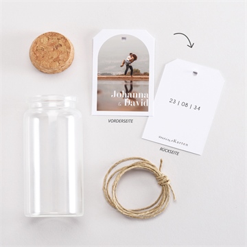 Glasfläschchen mit Korken Hochzeit trend - vue 3