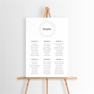 Sitzplan Hochzeit herrlich