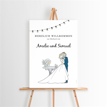Willkommensschild Hochzeit ref. N260235