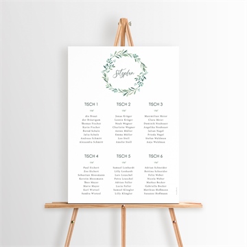 Sitzplan Hochzeit ref. N26097