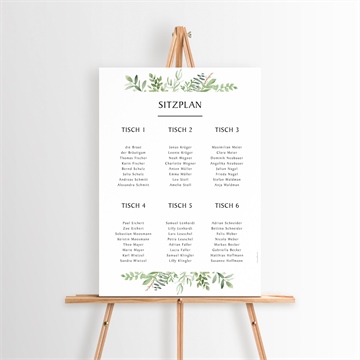 Sitzplan Hochzeit ref. N26092