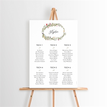 Sitzplan Hochzeit ref. N26095