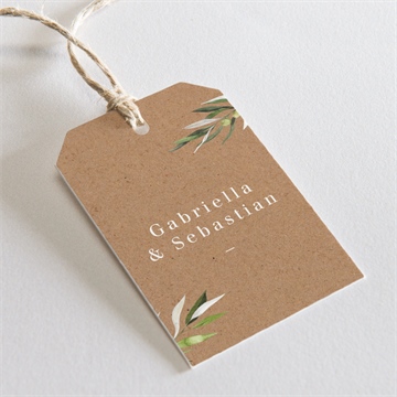 Geschenkanhänger Hochzeit provence