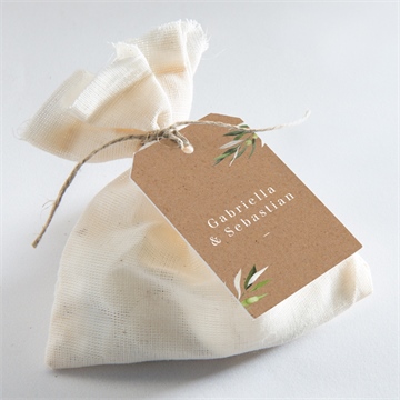 Geschenkanhänger Hochzeit provence - vue 2