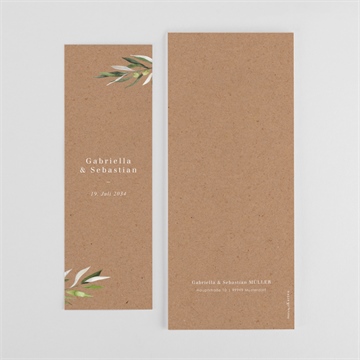 Dankeskarte Hochzeit provence - fotostreifen - vue 4