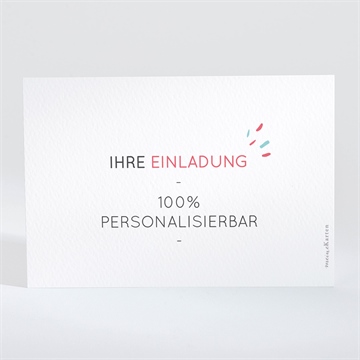 Einladung Konfirmation blanco - 13,8x9,5cm (n111344) - Vue 2