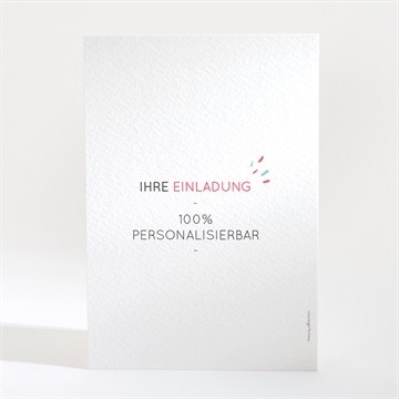 Einladung Konfirmation blanco - 14,5x21cm (n241284) - Vue 2