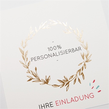 Einladung Konfirmation blanco - 13,5x13,5cm (n351565) - vue 3