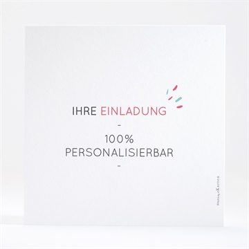 Einladung Konfirmation blanco - 13,5x13,5cm (n351565) - vue 4