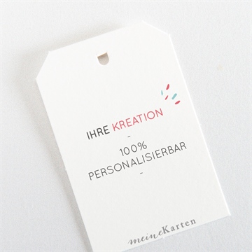 Geschenkanhänger Konfirmation blanco - anhänger (n291899) - vue 3