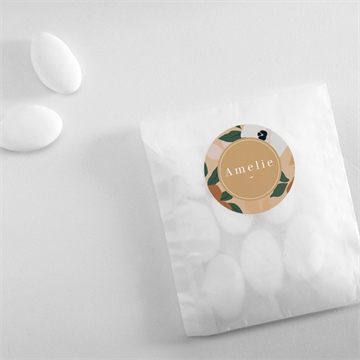 Sticker Geburt vintageblumen - vue 4