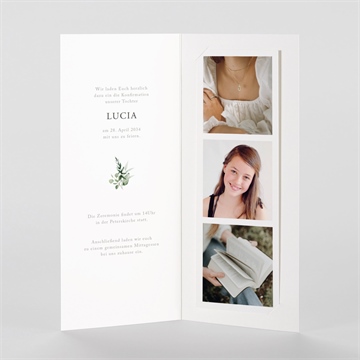 Einladung Konfirmation schöne poesie - fotostreifen - Vue 2
