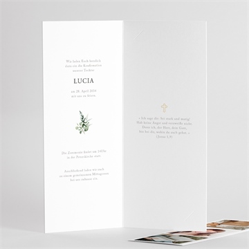 Einladung Konfirmation schöne poesie - fotostreifen - vue 3