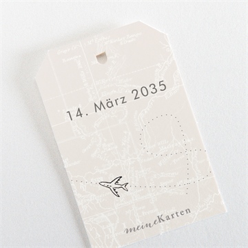 Geschenkanhänger Taufe reisepass zur taufe - vue 3