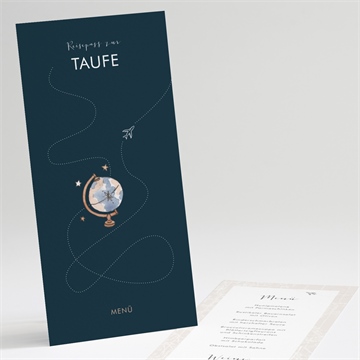 Menükarte Taufe reisepass zur taufe