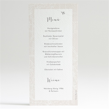 Menükarte Taufe reisepass zur taufe - vue 2