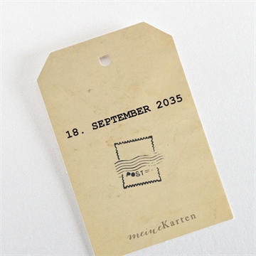 Geschenkanhänger Taufe telegramm zur taufe - vue 3