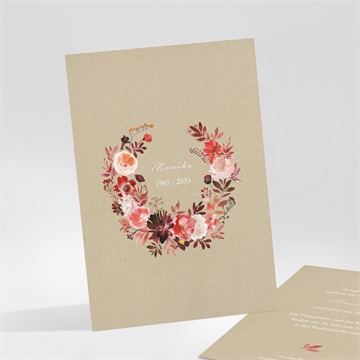 Trauerkarte herbstblumen