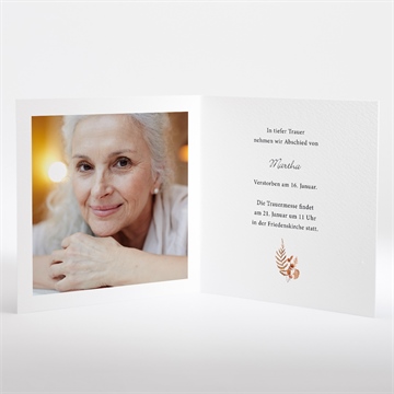 Trauerkarte schöne hoffnung - vue 2