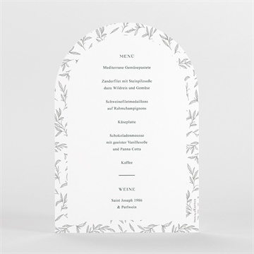 Menükarte Hochzeit du und ich - vue 2