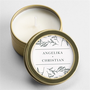 Kerze Hochzeit du und ich