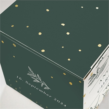 Geschenkbox Hochzeit du und ich - gold - vue 2