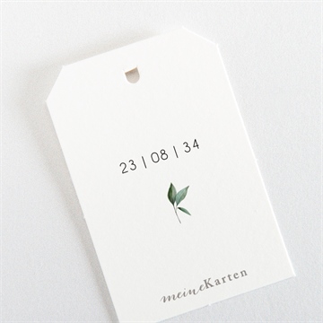 Geschenkanhänger Hochzeit blumenverziert - vue 3