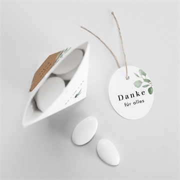 Geschenkbox Hochzeit blumenverzier - schachtel - vue 3